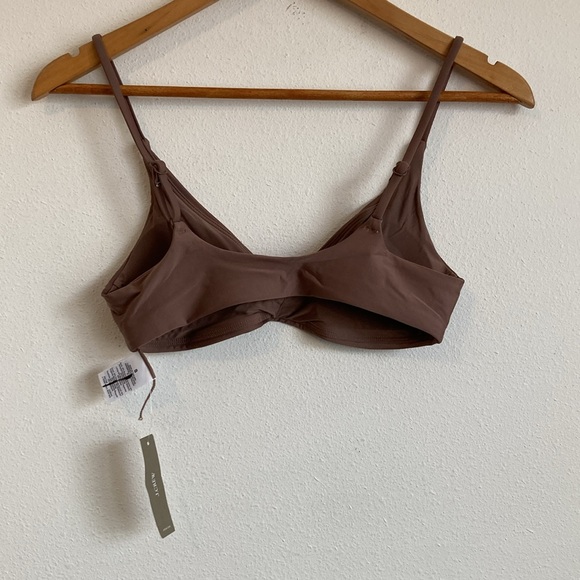 J Crew Lana bikini top in Classic Sculpt Small espresso brown - Picture 4 of 6